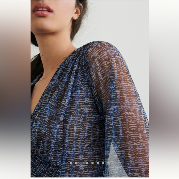 Anthropologie Gretchen Smocked Tunic - Picture 5 of 8